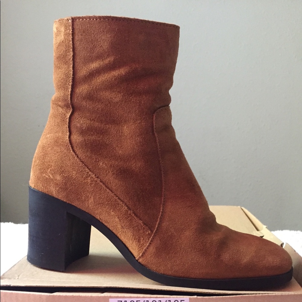 ZARA Brown leather boots